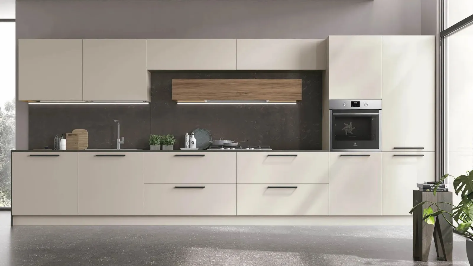 Modern Linear Infinity 08 kitchen by Stosa.