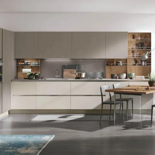 Modern corner kitchen Infinity 13 by Stosa