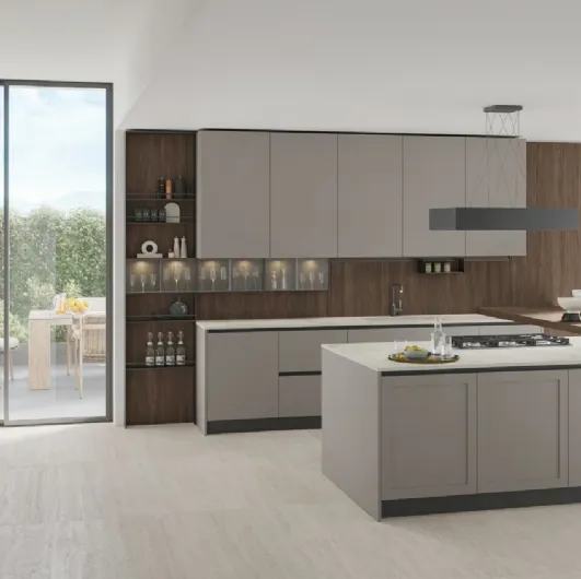 Modern kitchen Infinity Modern 03 by Stosa.