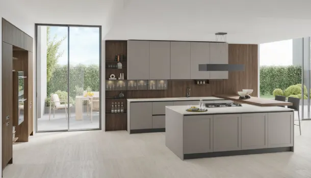 Modern kitchen Infinity Modern 03 by Stosa.