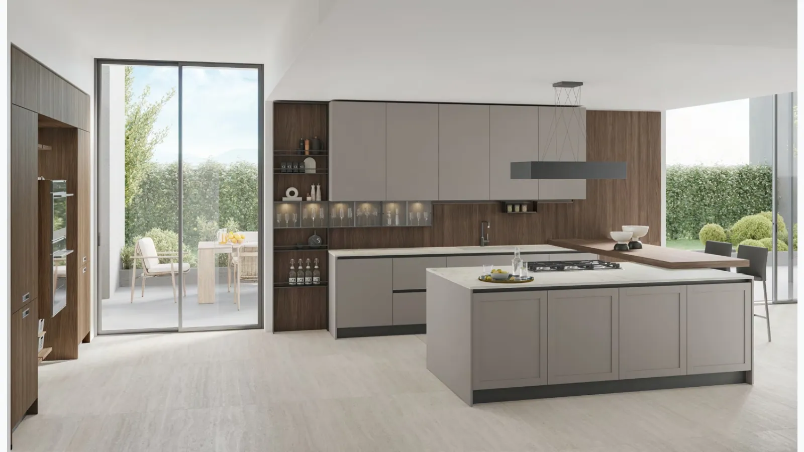 Modern kitchen Infinity Modern 03 by Stosa.