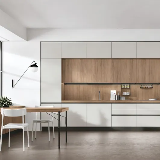 Modern Infinity Linear Kitchen by Stosa, Model 05