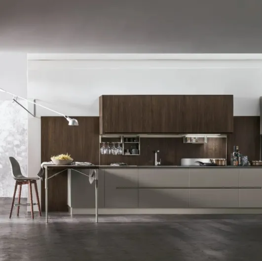 Modern corner kitchen Karma 01 by Stosa