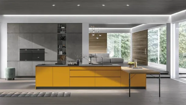 Modern Kitchen with Karma 10 island by Stosa