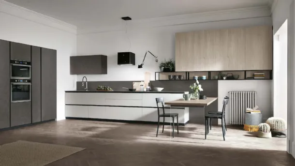 Modern kitchen Metropolis 06 by Stosa.