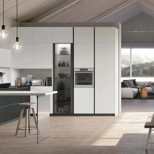 Modern Kitchen Metropolis 07 by Stosa.