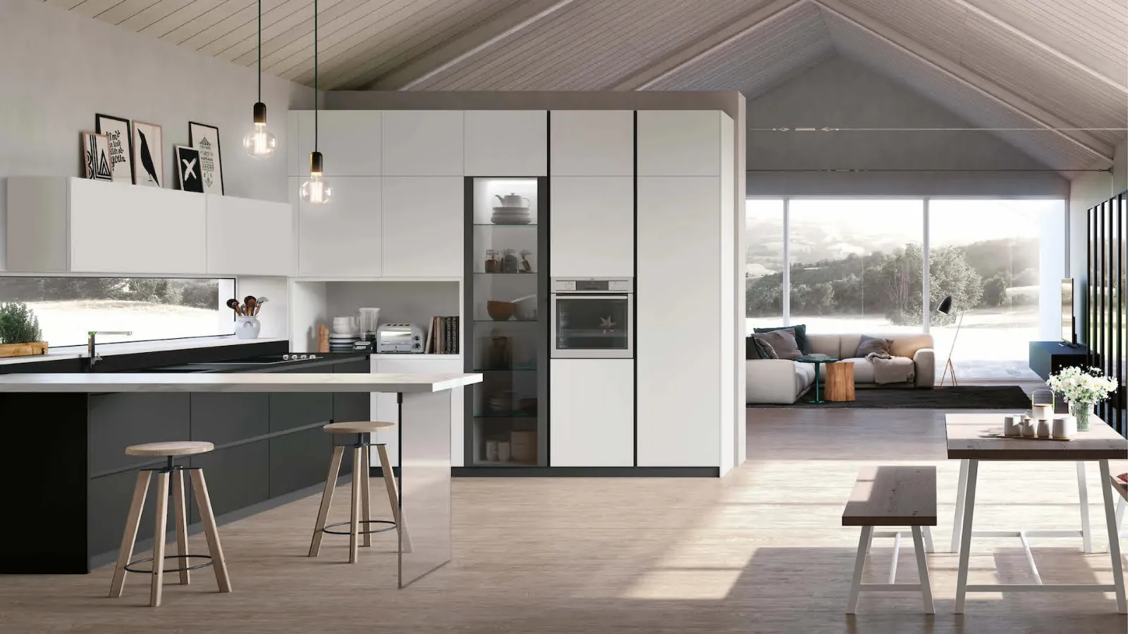 Modern Kitchen Metropolis 07 by Stosa.