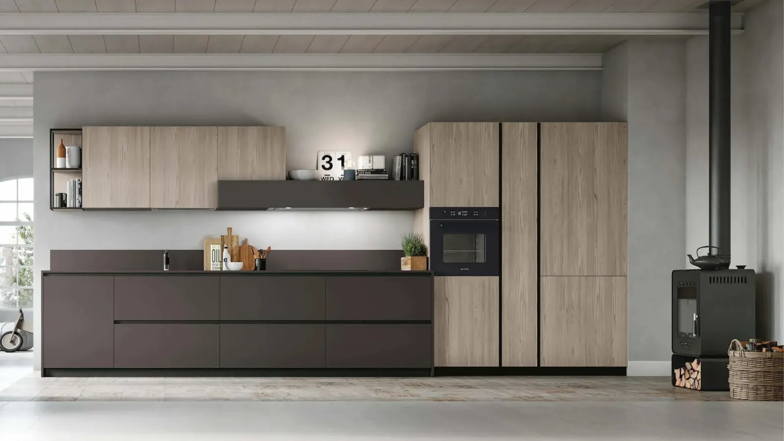 Modern Metropolis 08 kitchen by Stosa