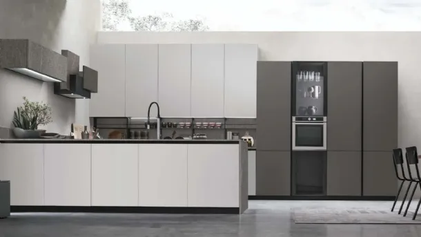 Modern kitchen Metropolis 12 by Stosa.