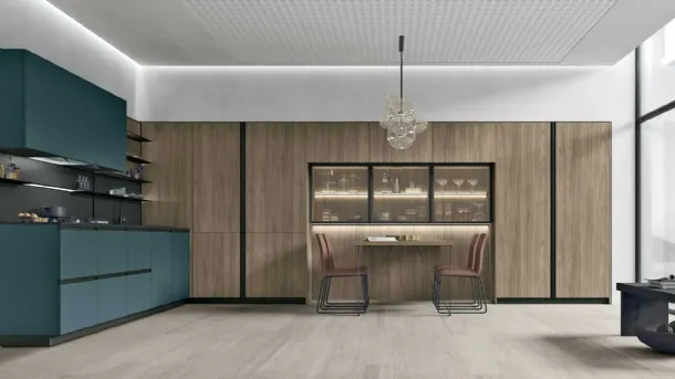 Modern kitchen Metropolis 16 by Stosa