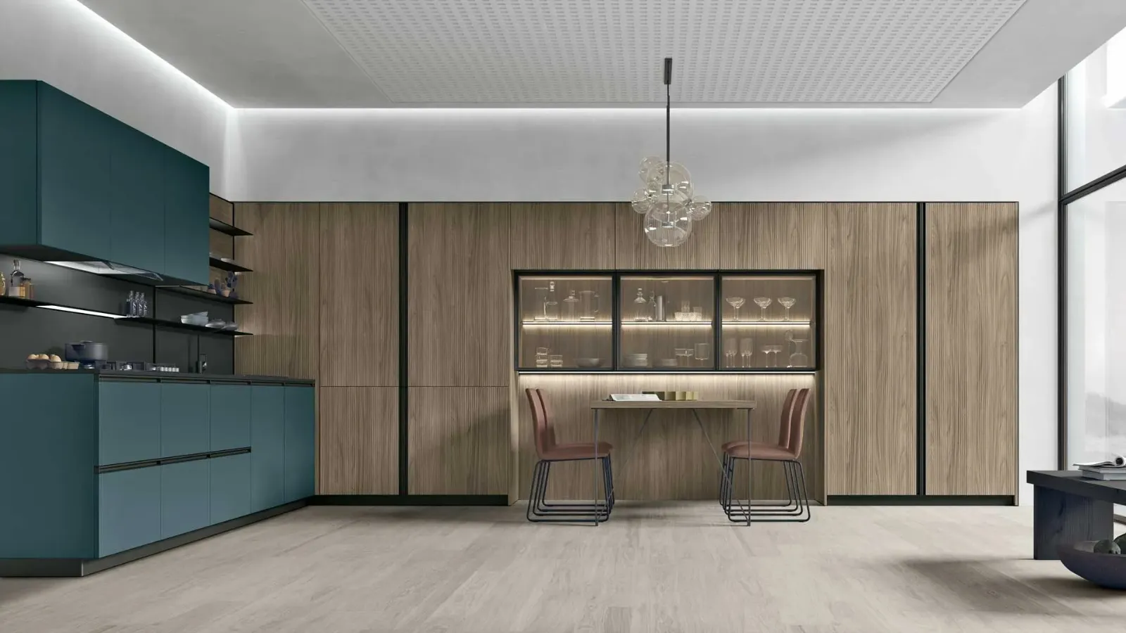 Modern kitchen Metropolis 16 by Stosa