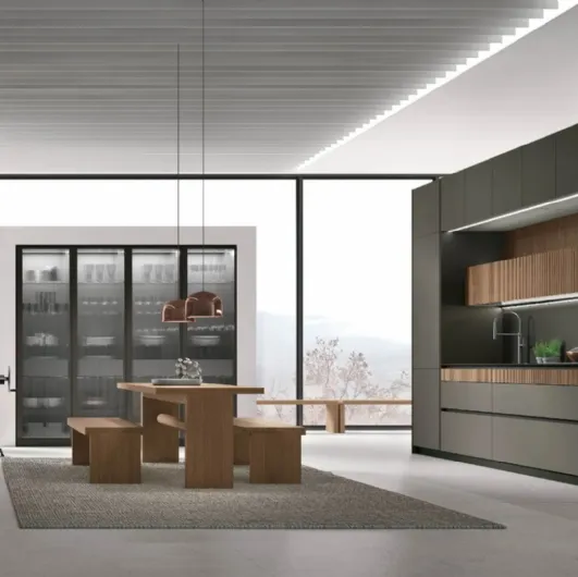 Modern Natural Kitchen 04 by Stosa
