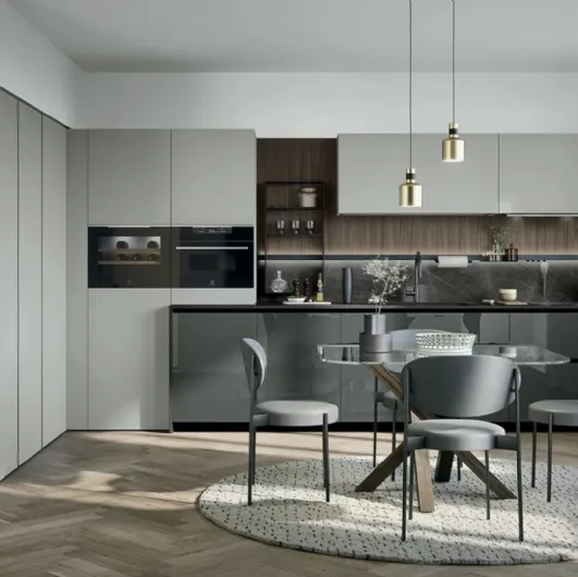 Modern angular kitchen Trend 02 by Forma Cucine.