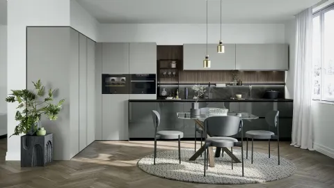 Modern angular kitchen Trend 02 by Forma Cucine.