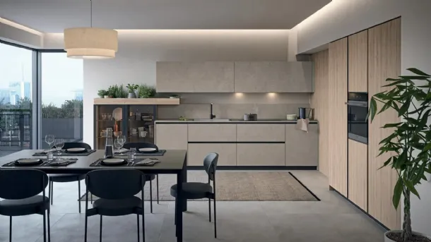 Modern Trend 30° Corner Kitchen by Forma Cucine