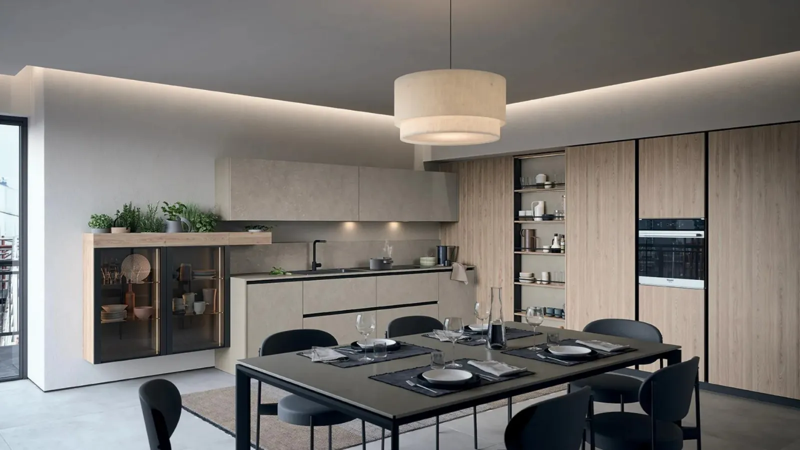 Modern Trend 30° Corner Kitchen by Forma Cucine