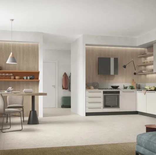 Young 04 Modern Angular Kitchen by Stosa