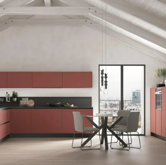 Modern Kitchen with Young 06 peninsula by Stosa