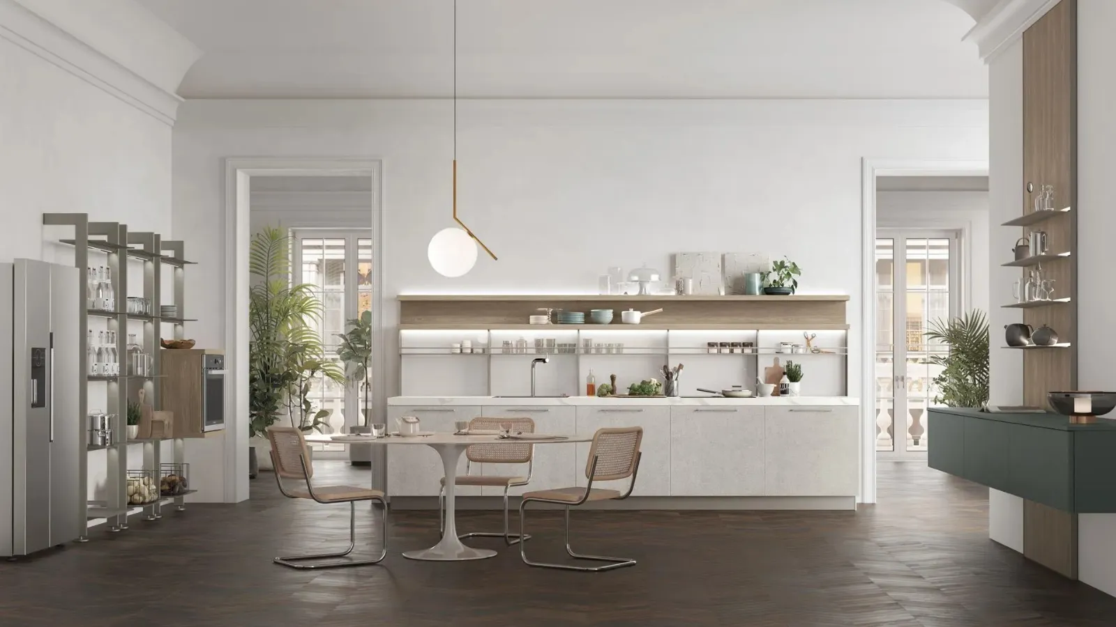 Modern Kitchen Young 08 by Stosa