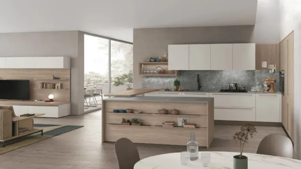 Modern Kitchen Young 09 by Stosa