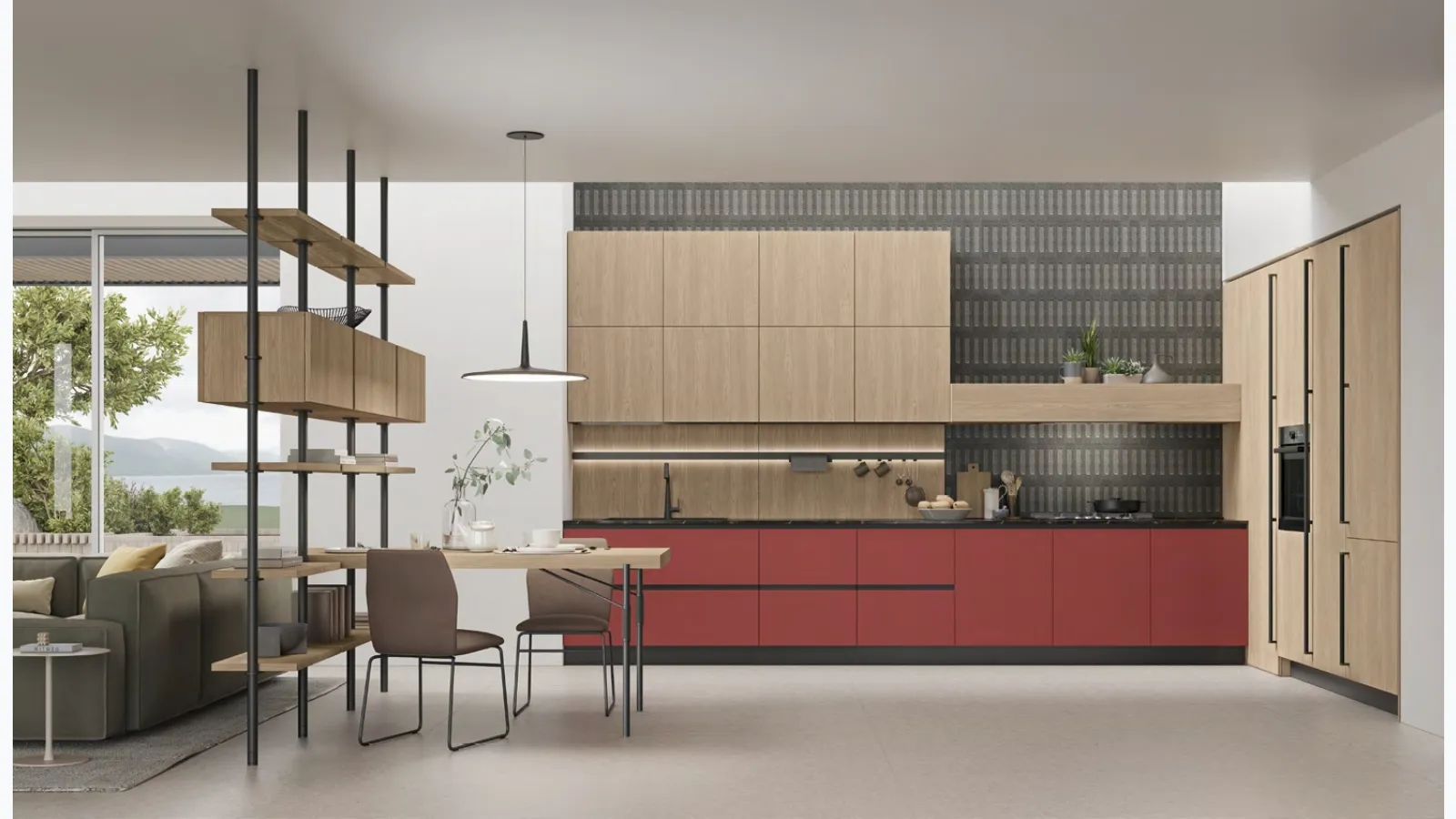 Modern Kitchen Young Modern 01 by Stosa