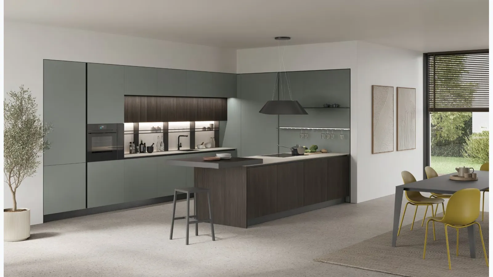 Modern Kitchen Young Modern 04 by Stosa