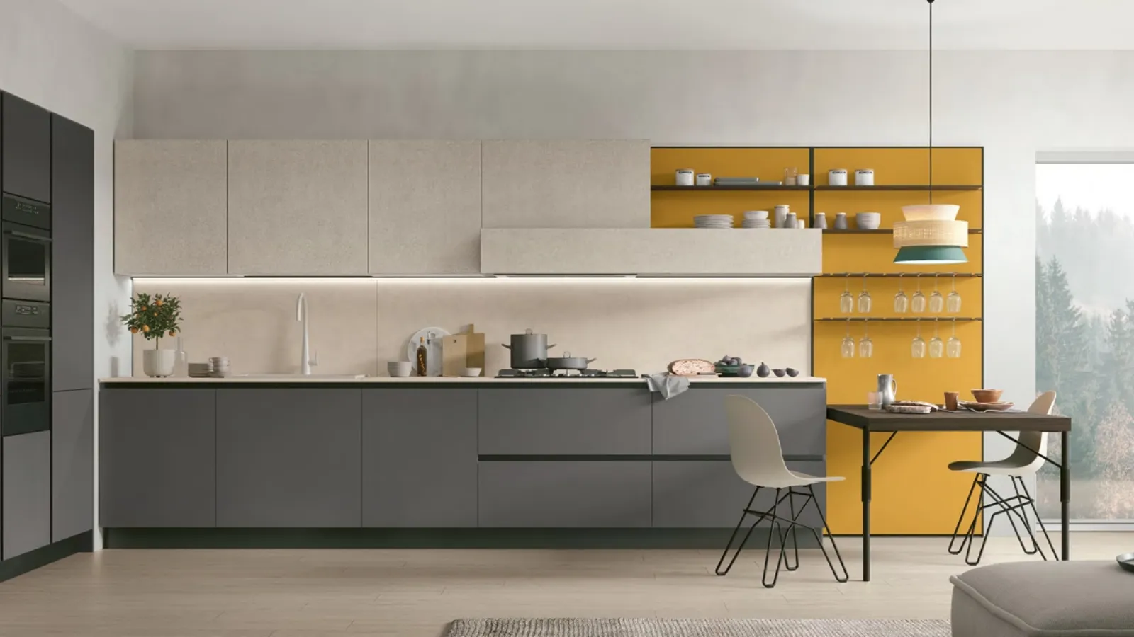 Modern Kitchen Young Modern 06 by Stosa