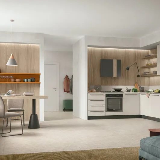 Modern Young 07 corner kitchen by Stosa