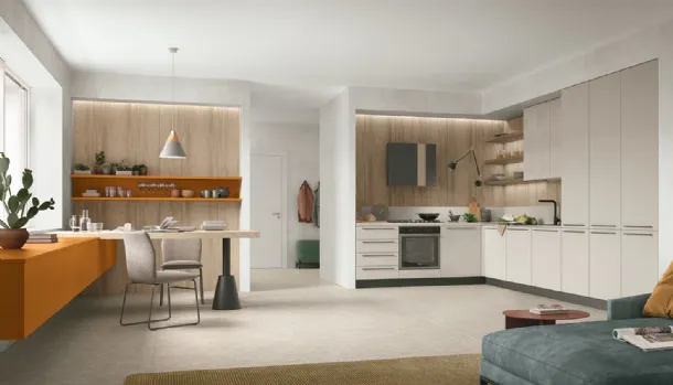 Modern Young 07 corner kitchen by Stosa