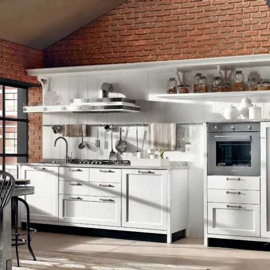 Linear Kreola's Shabby Chic Kitchen by Marchi.