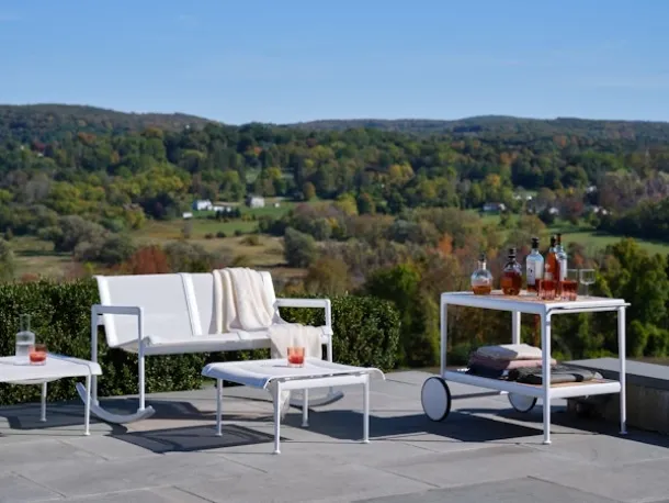 Knoll's 1966 Double Rocker outdoor sofa.