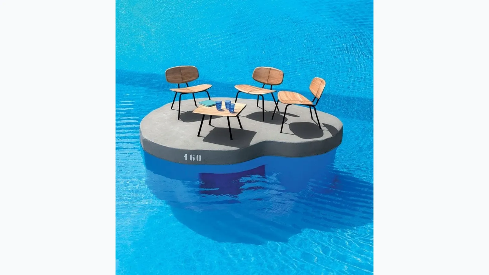 Teak Agave coffee table by Ethimo.