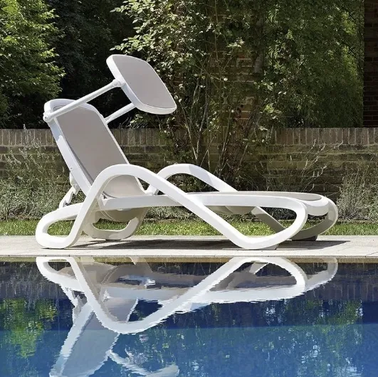 Stackable sun lounger Alfa by Nardi