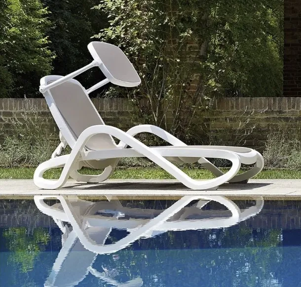 Stackable sun lounger Alfa by Nardi