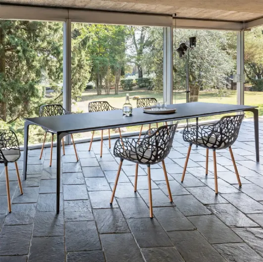 Aluminum table AllSize by Fast.