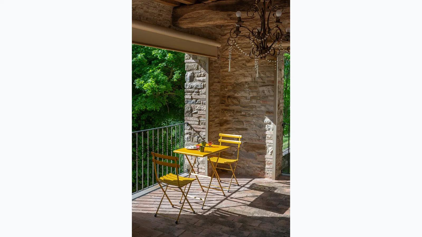 Table and Chairs Arc en Ciel by Emu