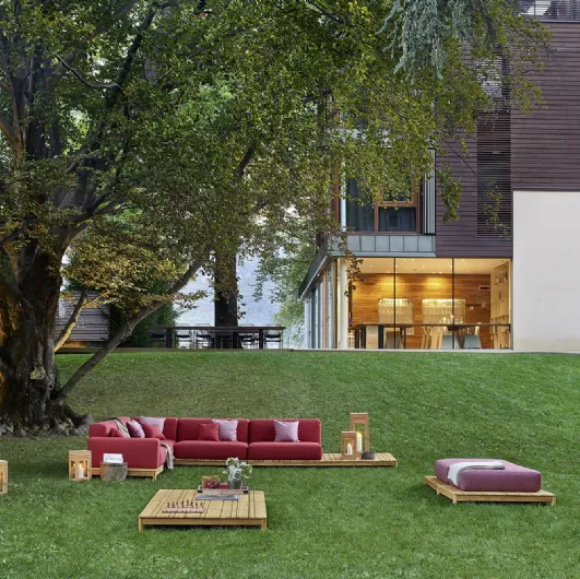 Outdoor Barcode lounge by Varaschin