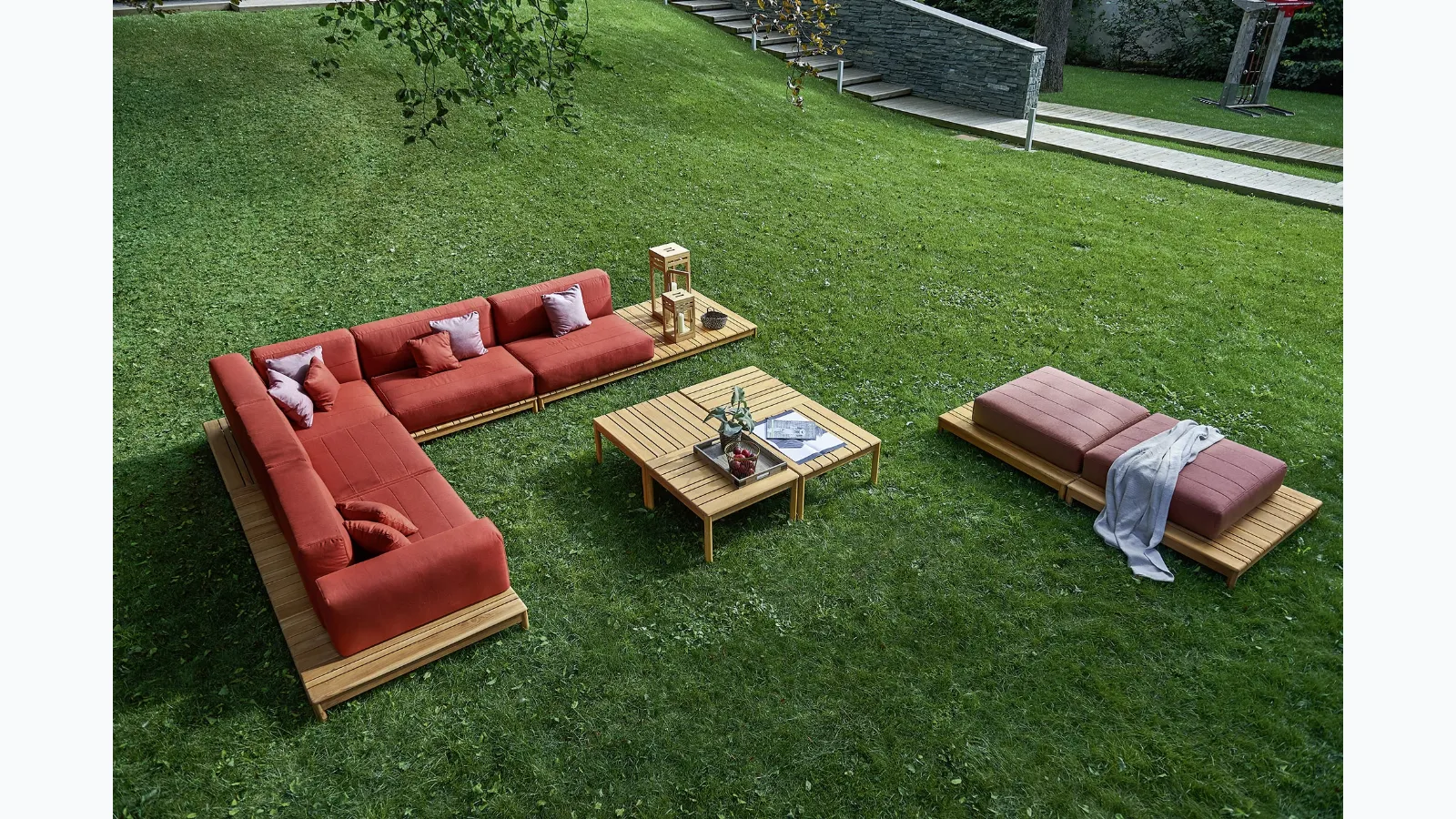Outdoor lounge Barcode by Varaschin
