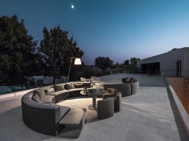 Belt Cement Coffee Table by Varaschin.