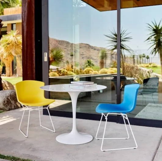 Bertoia Molded Shell Side Chair by Knoll.