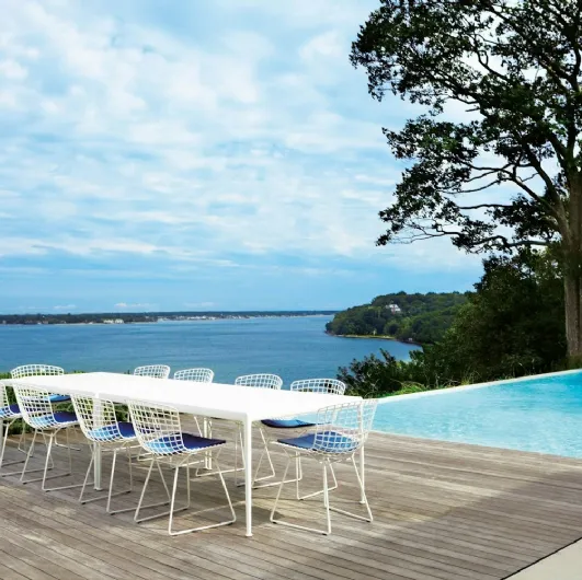 Bertoia Side Chair Outdoor by Knoll.