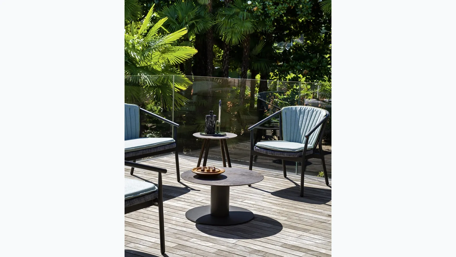 Varaschin's Big steel coffee table.