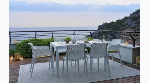 Stackable outdoor chair Bit by Nardi