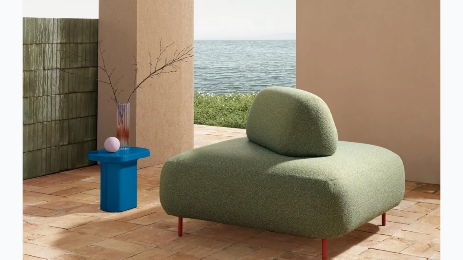 Outdoor Buddy Lounge by Pedrali Oasis