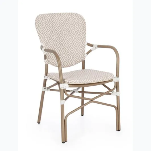 Chair Cadeira in textilene and aluminum by Bizzotto