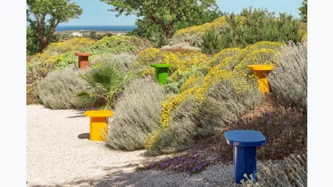 Caementum coffee table by Pedrali