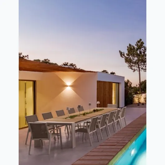 Teak table Cameron by Bizzotto