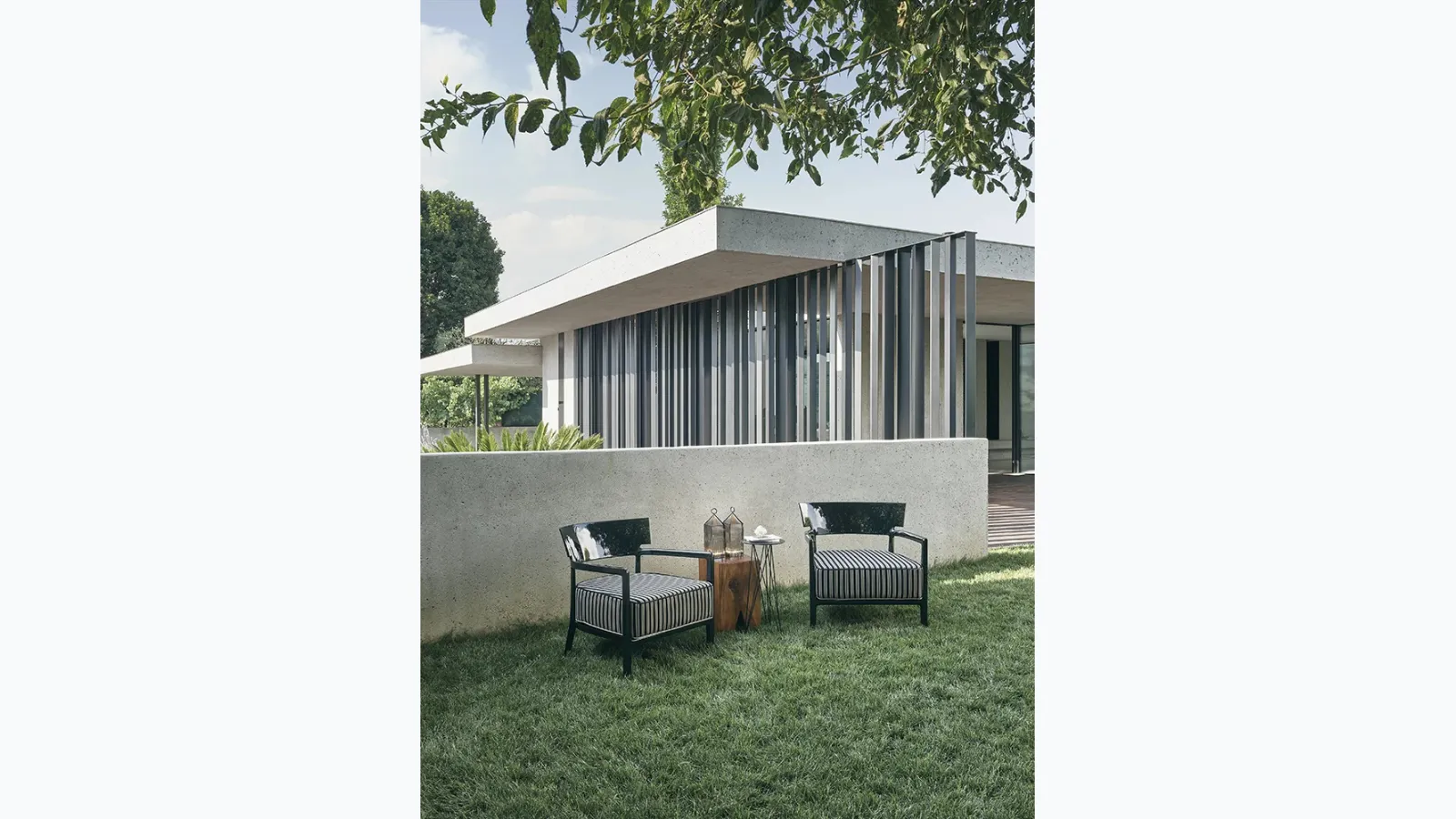 Kartell's Cara Outdoor armchair