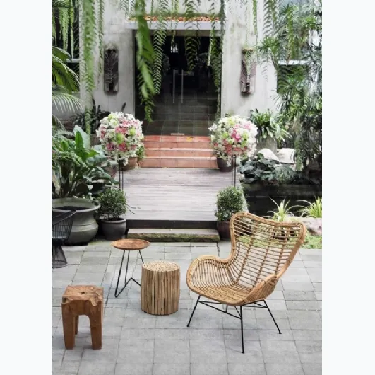 Casilda rattan armchair by Bizzotto