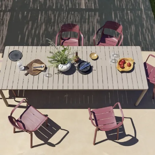 Stackable chair Cassia by Nardi